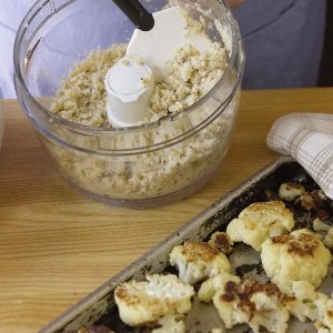 Curried Cauliflower “Couscous’’